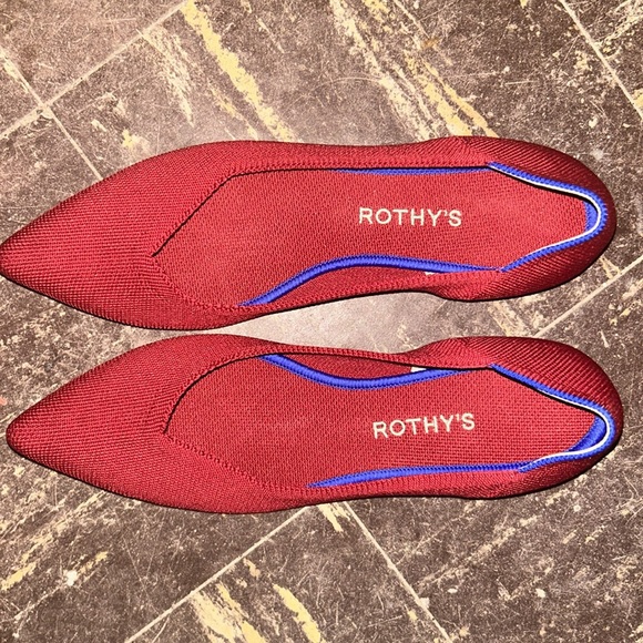 Rothys pointed flat BRAND NEW never worn! Sz 9, fits like a size 8 - Picture 2 of 7